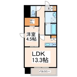 A REST新町の物件間取画像